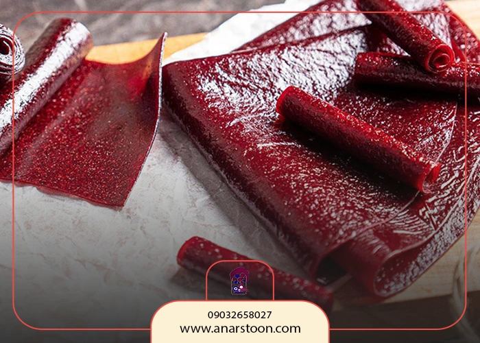 کالری لواشک انار ترش چقدر است؟